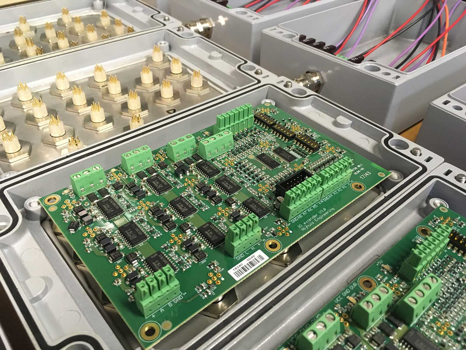 Railics microprocessor control board